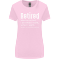 Retired Definition Funny Retirement Womens Wider Cut T-Shirt Light Pink