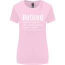 Retired Definition Funny Retirement Womens Wider Cut T-Shirt Light Pink