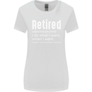 Retired Definition Funny Retirement Womens Wider Cut T-Shirt White