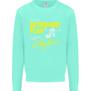 Retirement Plan I Plan to Skydive Skydiving Mens Sweatshirt Jumper Peppermint