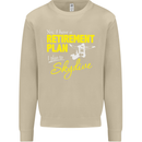 Retirement Plan I Plan to Skydive Skydiving Mens Sweatshirt Jumper Sand