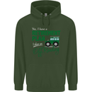 Retirement Plan Off Roading 4X4 Road Funny Mens 80% Cotton Hoodie Forest Green