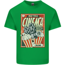 Retro Cinema Movie Night Films & TV Mens Cotton T-Shirt Tee Top Irish Green