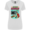 Retro Gamer Arcade Games Gaming Womens Wider Cut T-Shirt White