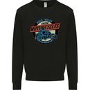 Road Tested Custom Motorcycles Biker Mens Sweatshirt Jumper Black