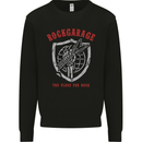 Rock Garage the Place for Rock Guitar Mens Sweatshirt Jumper Black