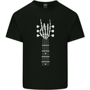 Rock & Roll Guitar Hand Guitarist Electric Mens Cotton T-Shirt Tee Top Black