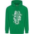 Roman Armour Fancy Dress Warrior Gym MMA Childrens Kids Hoodie Irish Green
