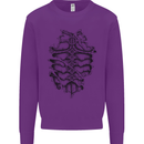 Roman Armour Fancy Dress Warrior Gym MMA Kids Sweatshirt Jumper Purple