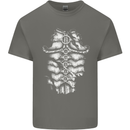 Roman Armour Fancy Dress Warrior Gym MMA Kids T-Shirt Childrens Charcoal
