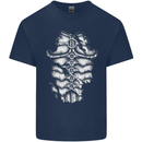 Roman Armour Fancy Dress Warrior Gym MMA Kids T-Shirt Childrens Navy Blue