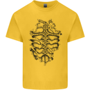 Roman Armour Fancy Dress Warrior Gym MMA Kids T-Shirt Childrens Yellow