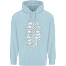 Roman Armour Fancy Dress Warrior Gym MMA Mens 80% Cotton Hoodie Light Blue