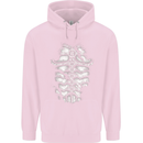 Roman Armour Fancy Dress Warrior Gym MMA Mens 80% Cotton Hoodie Light Pink