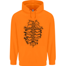 Roman Armour Fancy Dress Warrior Gym MMA Mens 80% Cotton Hoodie Orange