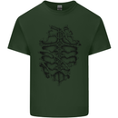 Roman Armour Fancy Dress Warrior Gym MMA Mens Cotton T-Shirt Tee Top Forest Green