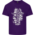 Roman Armour Fancy Dress Warrior Gym MMA Mens Cotton T-Shirt Tee Top Purple