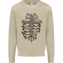 Roman Armour Fancy Dress Warrior Gym MMA Mens Sweatshirt Jumper Sand