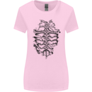 Roman Armour Fancy Dress Warrior Gym MMA Womens Wider Cut T-Shirt Light Pink