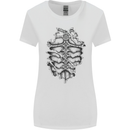 Roman Armour Fancy Dress Warrior Gym MMA Womens Wider Cut T-Shirt White