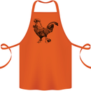 Rooster Camera Photography Photographer Cotton Apron 100% Organic Orange