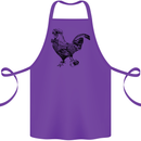 Rooster Camera Photography Photographer Cotton Apron 100% Organic Purple