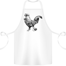 Rooster Camera Photography Photographer Cotton Apron 100% Organic White
