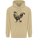 Rooster Camera Photography Photographer Mens 80% Cotton Hoodie Sand