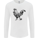 Rooster Camera Photography Photographer Mens Long Sleeve T-Shirt White