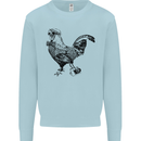 Rooster Camera Photography Photographer Mens Sweatshirt Jumper Light Blue