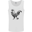 Rooster Camera Photography Photographer Mens Vest Tank Top White