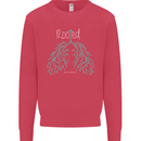 Rooted Christ Christian Catholic Religion Mens Sweatshirt Jumper Heliconia