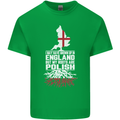 Roots In Poland Polish Polska Flag Orzel Mens Cotton T-Shirt Tee Top Irish Green