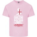 Roots In Poland Polish Polska Flag Orzel Mens Cotton T-Shirt Tee Top Light Pink