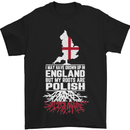 Roots In Poland Polish Polska Flag Orzel Mens T-Shirt Cotton Gildan Black
