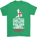 Roots In Poland Polish Polska Flag Orzel Mens T-Shirt Cotton Gildan Irish Green