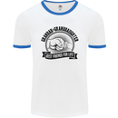 Grandad & Granddaughter Grandparent's Day Mens White Ringer T-Shirt White/Royal Blue
