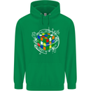 Rubix Cube Equation Funny Puzzle Enigma Childrens Kids Hoodie Irish Green
