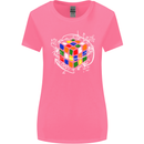Rubix Cube Equation Funny Puzzle Enigma Womens Wider Cut T-Shirt Azalea