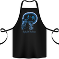 Rugby on the Brain Funny Union Player Cotton Apron 100% Organic Black