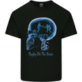 Rugby on the Brain Funny Union Player Mens Cotton T-Shirt Tee Top Black