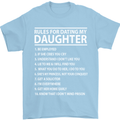 Rules for Dating My Daughter Father's Day Mens T-Shirt Cotton Gildan Light Blue