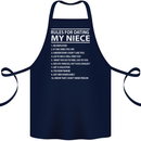 Rules for Dating My Niece Uncle's Day Funny Cotton Apron 100% Organic Navy Blue