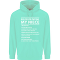 Rules for Dating My Niece Uncle's Day Funny Mens 80% Cotton Hoodie Peppermint