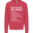 Rules for Dating My Niece Uncle's Day Funny Mens Sweatshirt Jumper Heliconia