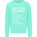 Rules for Dating My Niece Uncle's Day Funny Mens Sweatshirt Jumper Peppermint