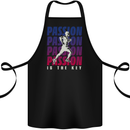 Running Passion Is the Key Runner Marathon Cotton Apron 100% Organic Black