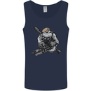 SAS Bulldog British Army Special Forces Mens Vest Tank Top Navy Blue