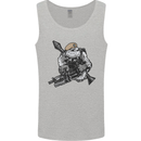 SAS Bulldog British Army Special Forces Mens Vest Tank Top Sports Grey