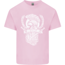 SPQR Helmet Gym Bodybuilding Training Top Mens Cotton T-Shirt Tee Top Light Pink
